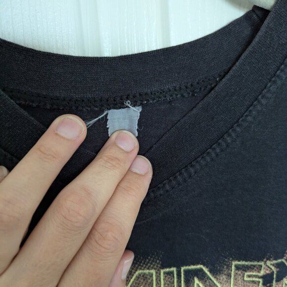 Iron Maiden Dance of Death black Tshirt, early 00's double sided metal band - Picture 12 of 12